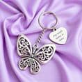 Engravable Butterfly Keyring | Someone Remembered