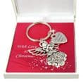 Christmas Angel, Personalised Keyring | Someone Remembered