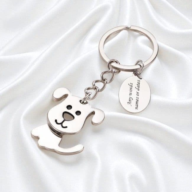 Personalised Dog Key Ring with Engraving | Someone Remembered