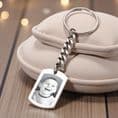 Dogtag Keyring with Any Photo Engraved | Someone Remembered