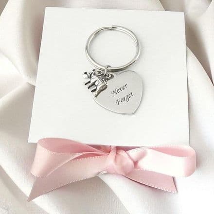 Elephant Keyring Personalised with Engraving