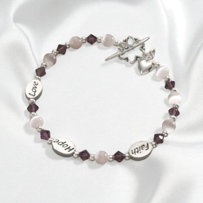 Faith Hope Love Bracelet | Someone Remembered