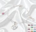 Fantasia Birthstone Bracelet with Engraving | Someone Remembered