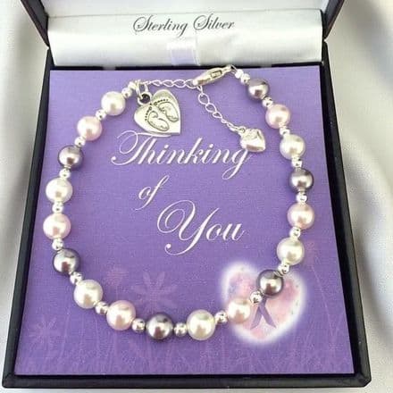 Footprints Memorial Bracelet