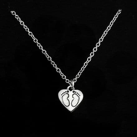Footprints Necklace in Gift Box