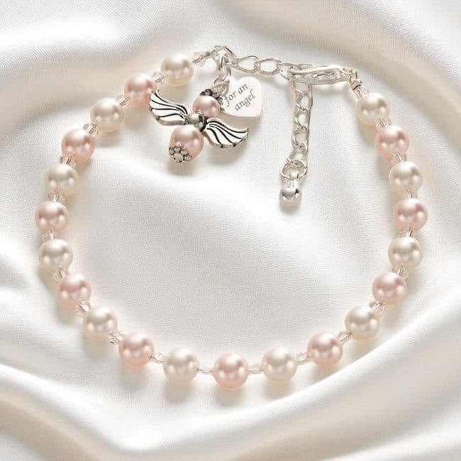For an Angel Memorial Bracelet | Charming Engraving