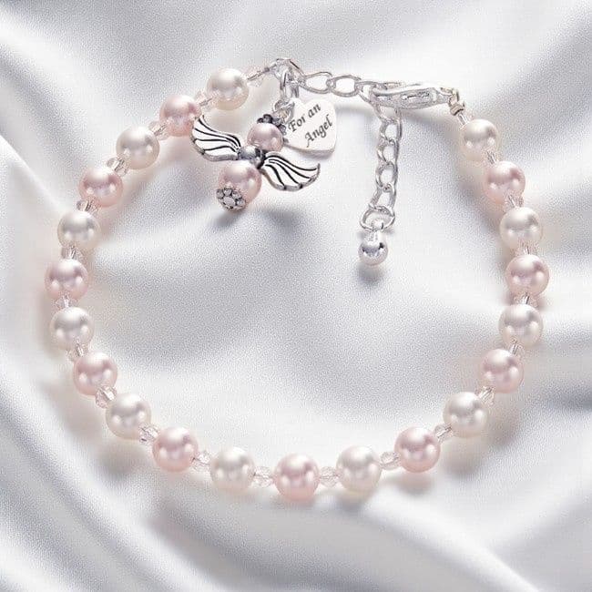 For an Angel Memorial Bracelet | Charming Engraving