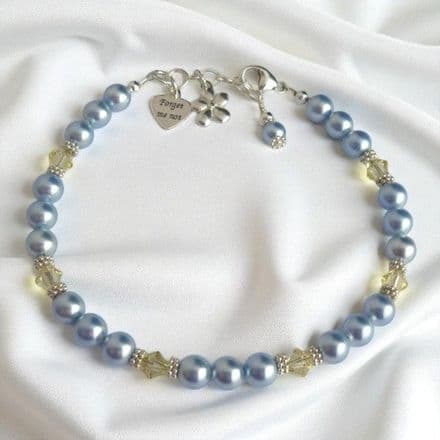 Forget me Not, Remembrance Bracelet