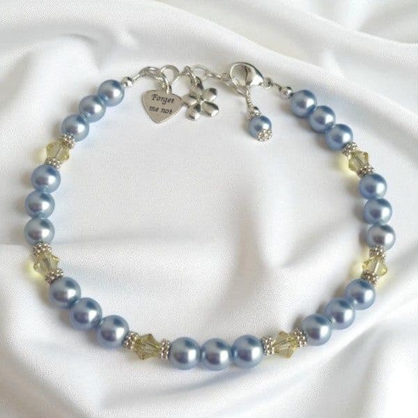 Forget me Not Remembrance Bracelet | Someone Remembered