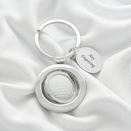 Golf Ball Keyring with Engraving