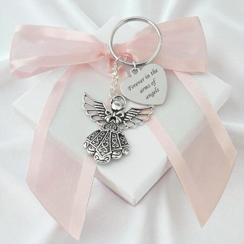 Guardian Angel, Personalised Keyring | Someone Remembered