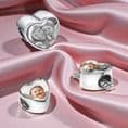 Heart Charm Bead with Any Photo and Engraving | Someone Remembered