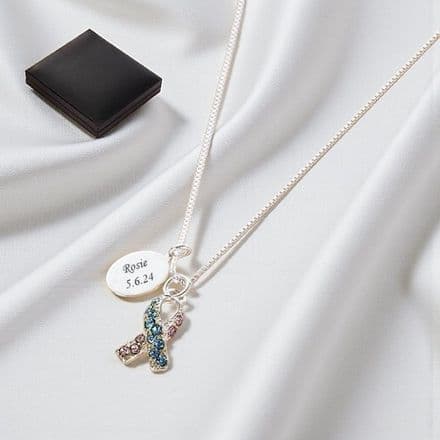 Infant Loss Awareness Necklace with Engraving