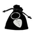 Keyring with Engraved Guitar Pick, Plectrum | Someone Remembered