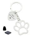 Large Paw, Personalised Keyring | Someone Remembered