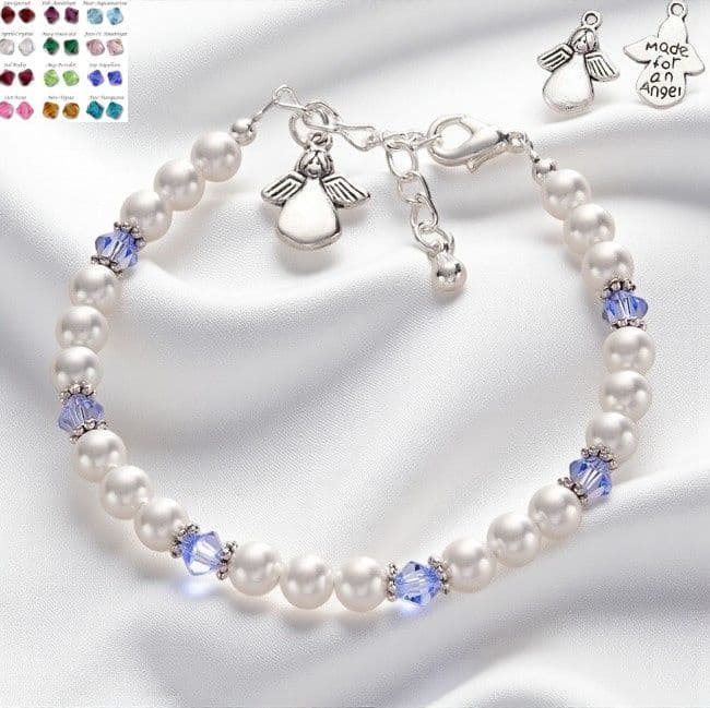 Made for an Angel Birthstone Bracelet | Someone Remembered