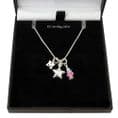 Memorial Necklace with Birthstone, Star and Letter Pendants  | Someone Remembered