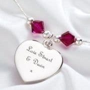 Memorial Necklaces with Birthstones