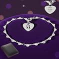 Personalised Bracelet for a Woman or Girl with Engraved Photo Charm | Someone Remembered