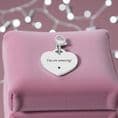 Personalised Heart Charm with Engraving | Someone Remembered