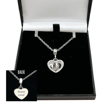 Personalised Memorial Necklace with Photo Heart Pendant
