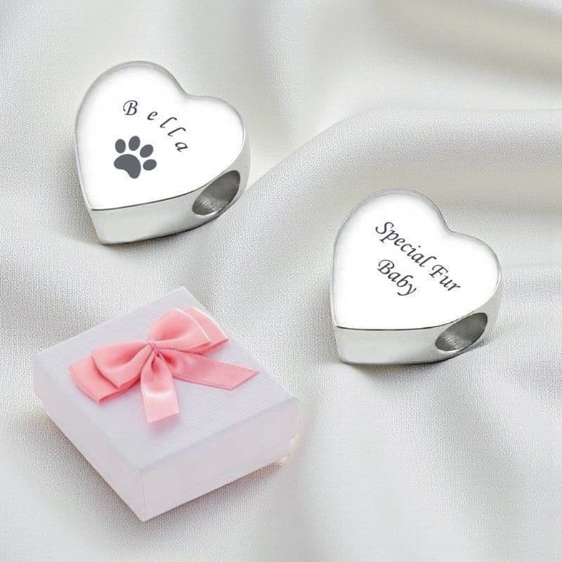 Personalised Paw Charm Bead | Someone Remembered