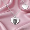 Personalised, Pet Photo Pendant, Engraved Sympathy Gift| Someone Remembered