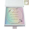 Pet Loss Bracelet with Sterling Silver Beads and Personalised Engraving | Someone Remembered