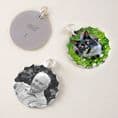 Photo Charm with Engraving - Round | Someone Remembered