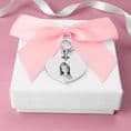 Photo Engraved Heart Charm, Personalised, Silver Stainless Steel,  Lobster Clip | Someone Remembered