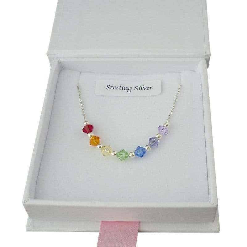 Rainbow Bridge Necklace, Sterling Silver | Someone Remembered