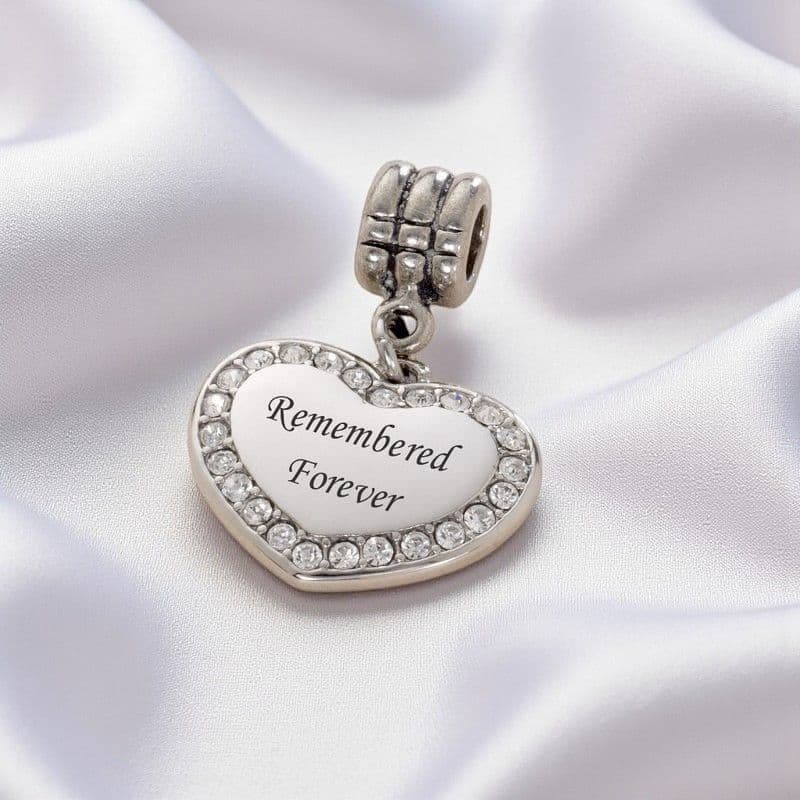 Remembered Forever, Memorial Charm | Someone Remembered