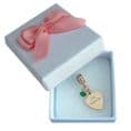 Rose Gold Charm with Birthstone, Personalised with Engraving | Someone Remembered