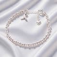 Silver Awareness Ribbon Charm Bracelet | Someone Remembered