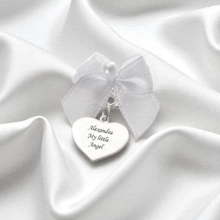 Silver Heart Charm (ch1) - Gift Boxed