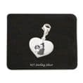 Any Photo, Silver Heart Charm. | Someone Remembered