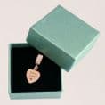 Small Memorial Heart Charm with Personalised Engraving | Someone Remembered