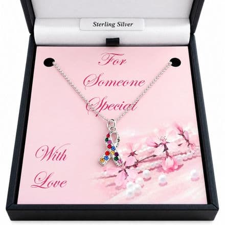 Sterling Silver Autism Awareness Necklace