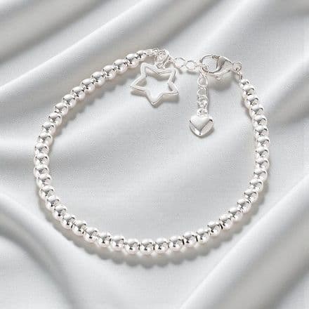 Sterling Silver Star Bracelet