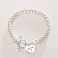 Freshwater Pearl Memorial Bracelet with Engraving | Someone Remembered