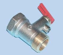 03AG0501 Valvula de seguridad termo con palanca 3/4" 26x175mm Ariston y universal