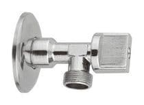 03NB0021 Llave de paso escuadra 1/2"x1/2" Válvula cierre de latón