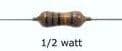 18K-1/2W Resistencia 18 Kilohmios 0,5W, tolerancia 5%