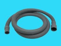 19AG0006 Tubo de salida de agua, longitud 2 metros, bocas de 22 y 29 mm