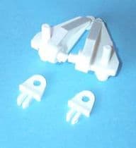 21AE201 Kit fijador bisagras AEG 645053860, 645053980. derecha e IZQUIERDA