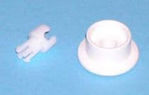 21AR0034 Rueda cesto inferior Ariston, Indesit, 040993, New ARISTELLA