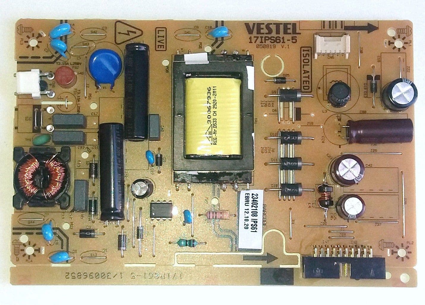 Alimentation VESTEL 17IPS61-3 - Code Barre 23257647 - Alim TV/moniteur - Neuf Sous Emballage