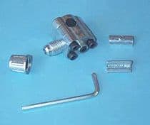 25FR0001 Valvula de carga rapida 1/4" a 5/16" para gas frigo