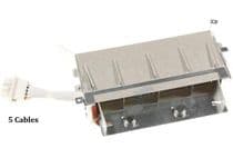 2972200700 Resistencia secadora 2000W Edesa Beko Fagor incluye termostatos 5 cables