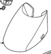 4222-036-04100 Base cargador para afeitadora Philips De plástico